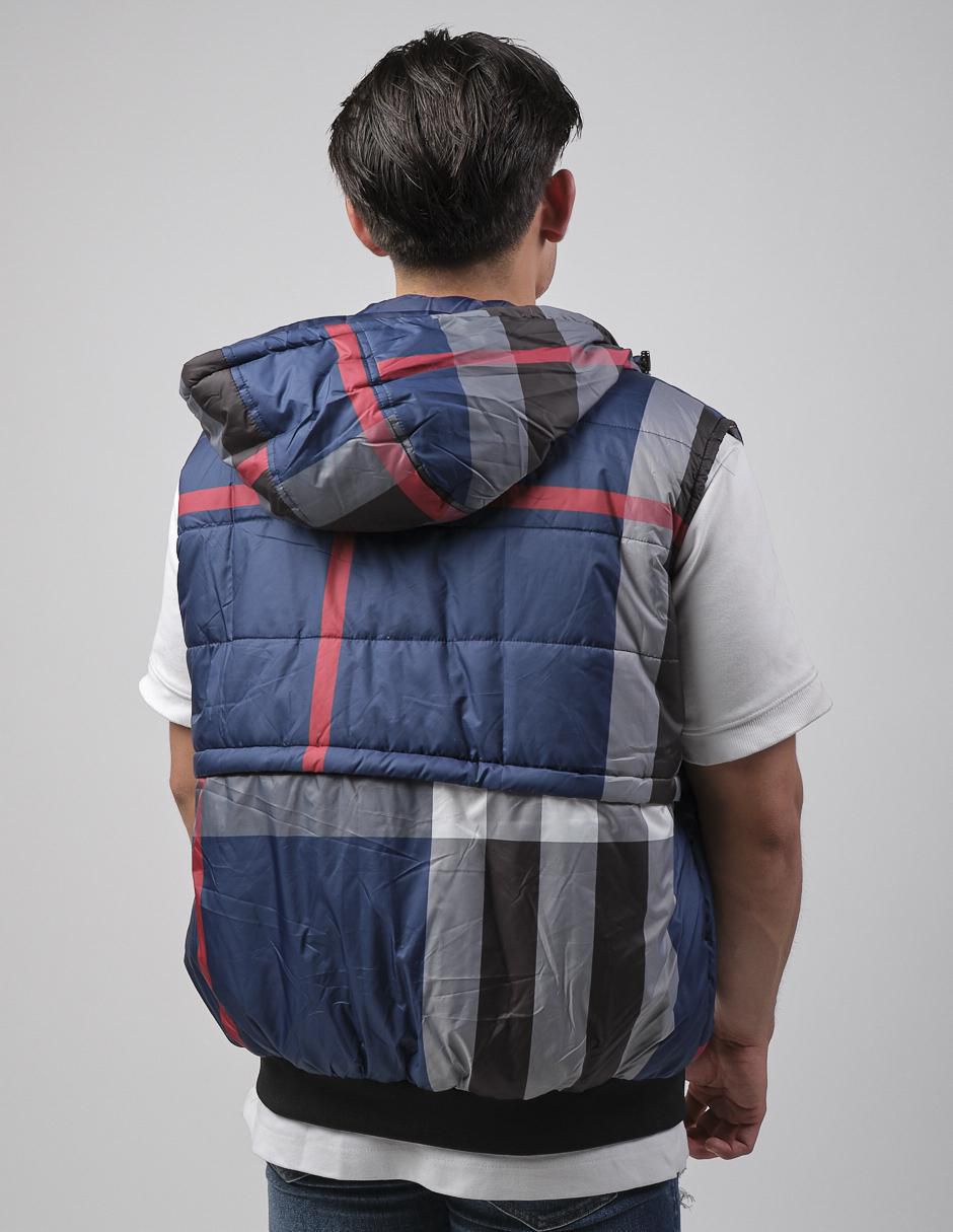 "chaleco" moderno no algodón con capucha "para hombre"
