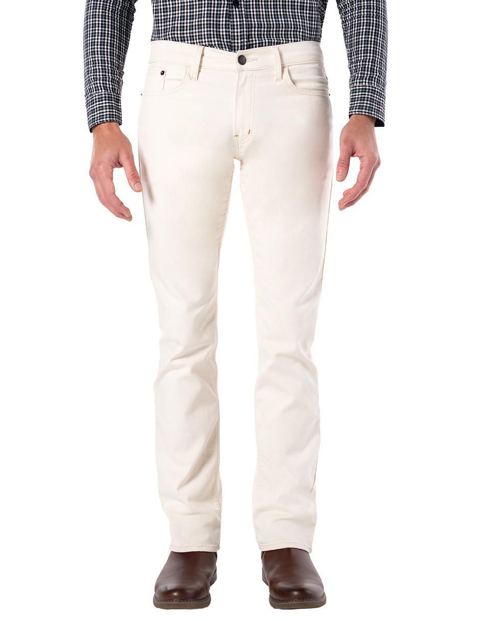 Pantalón slim de algodón para hombre