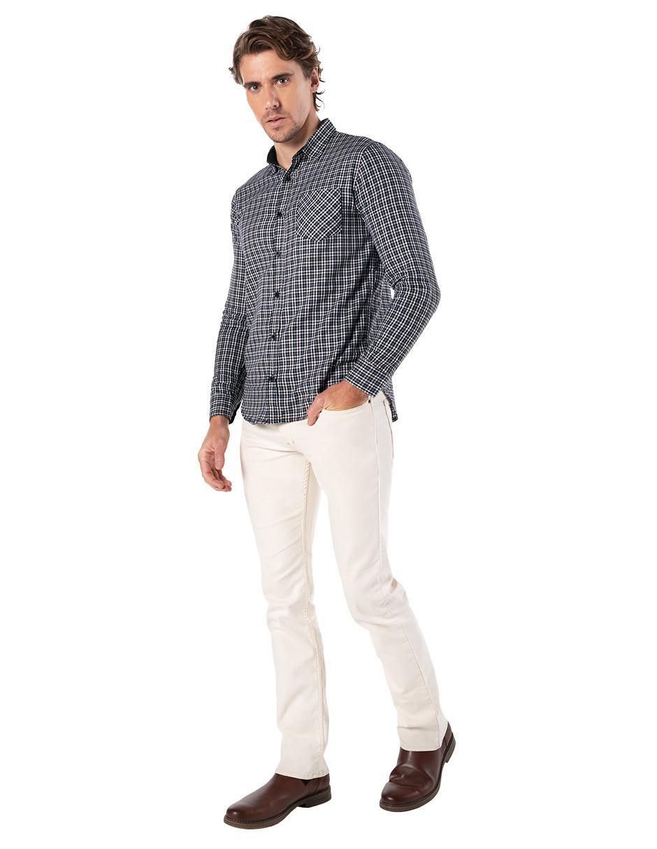 Pantalón slim de algodón para hombre 3