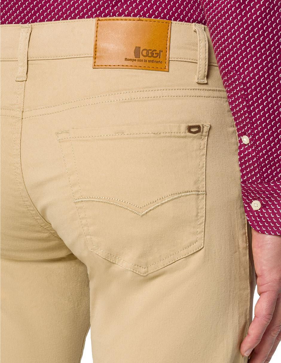 Pantalón slim de algodón para hombre 4