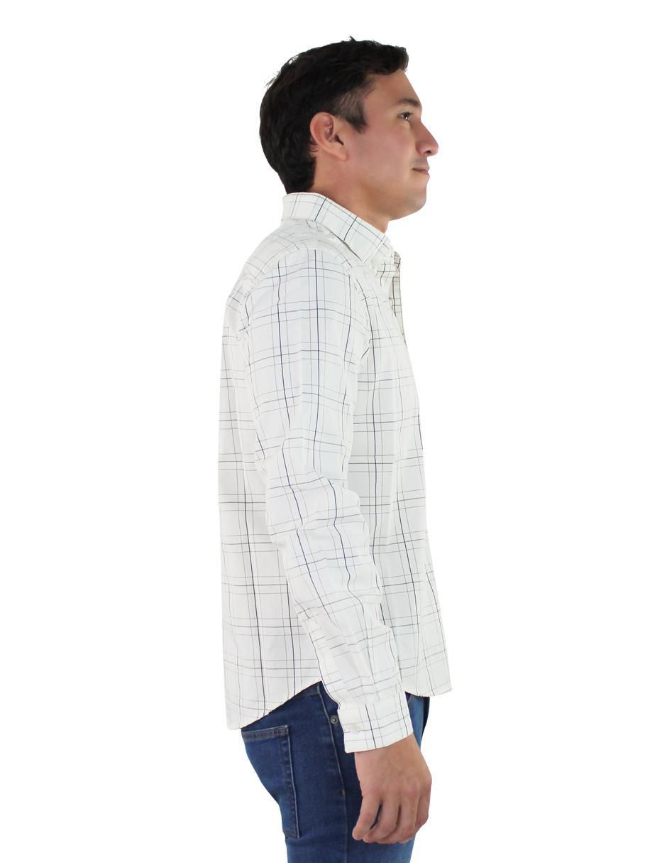 Camisa casual de algodón manga larga para hombre 3