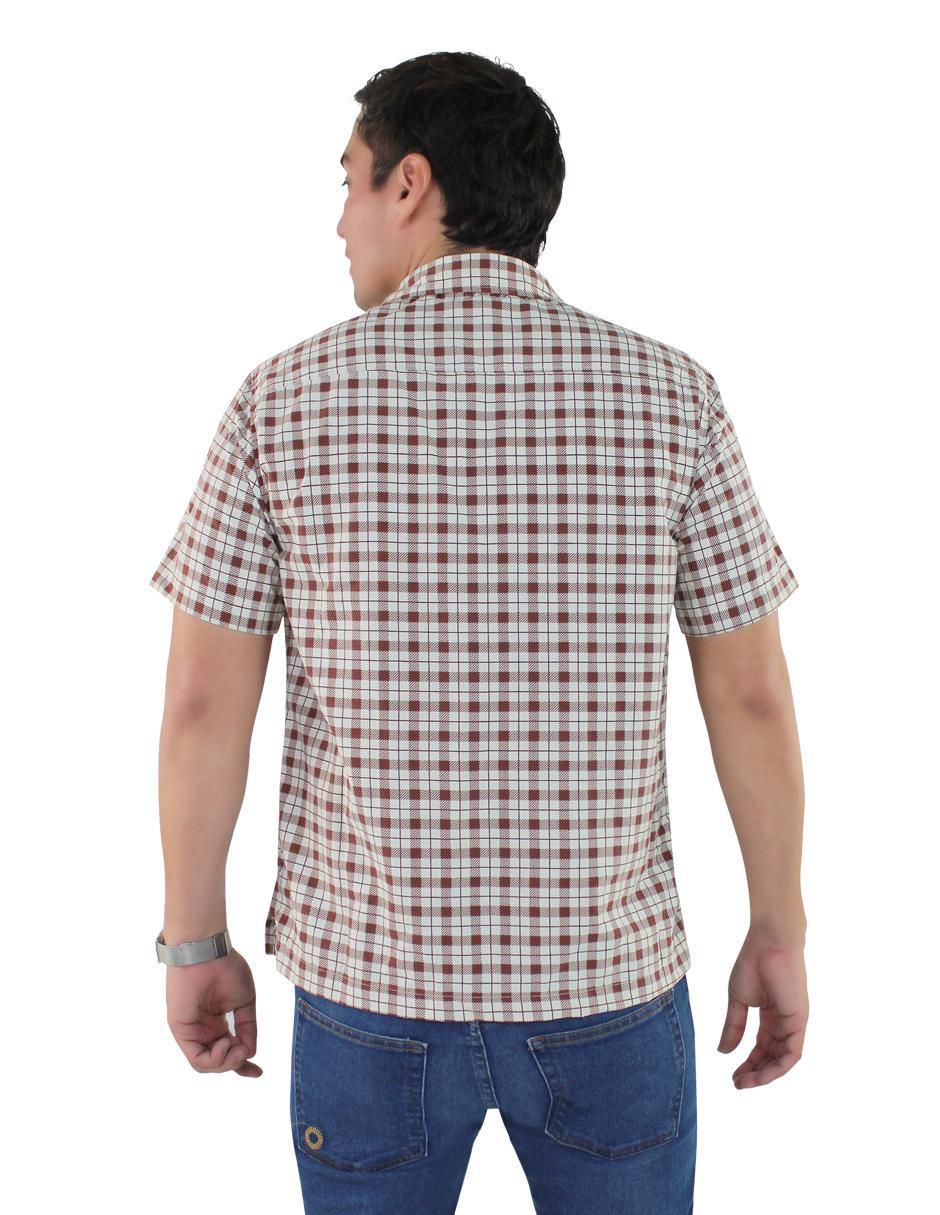 Camisa casual manga corta para hombre 4