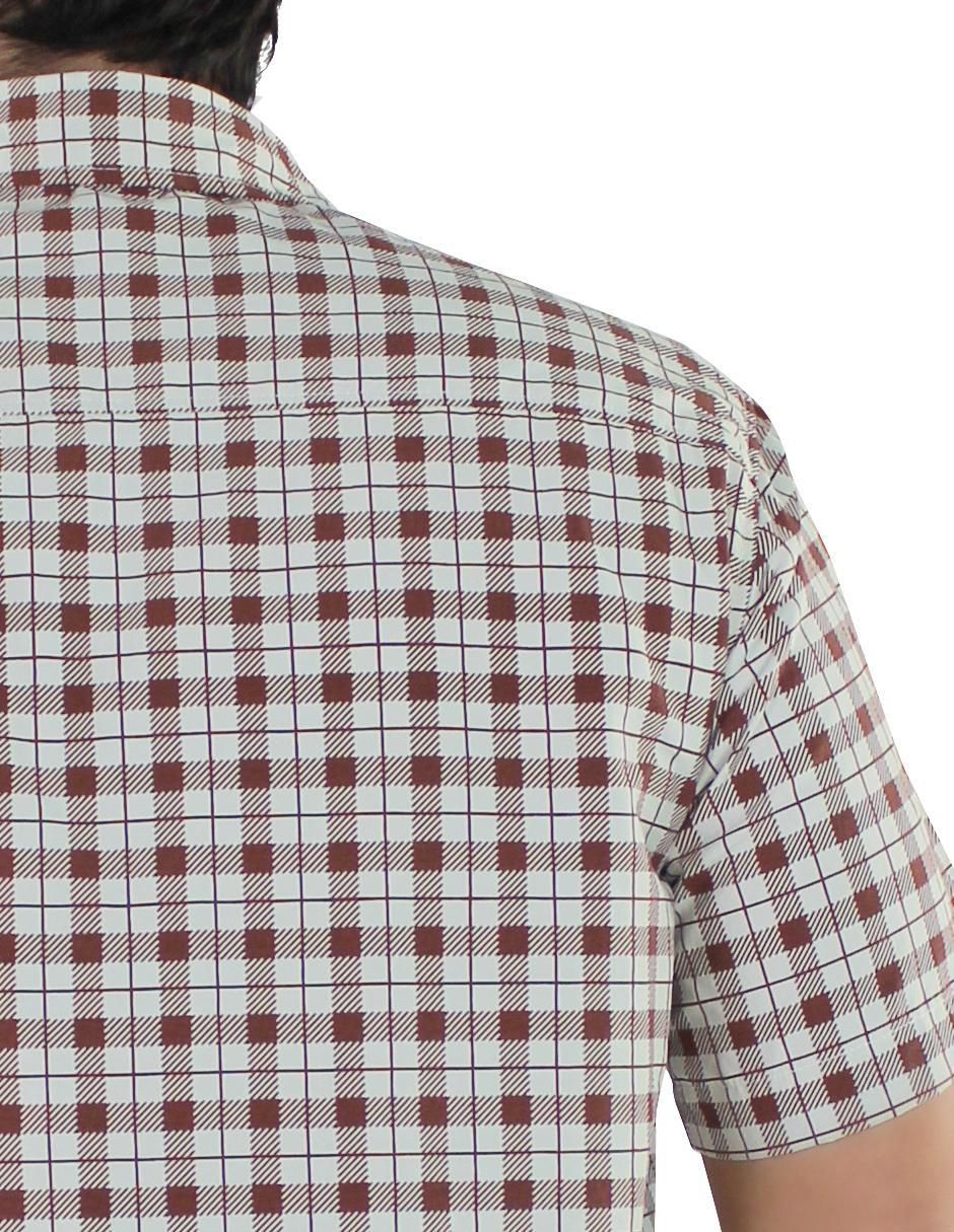 Camisa casual manga corta para hombre 7
