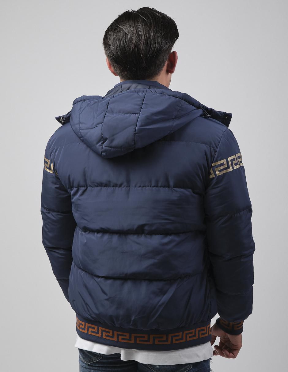 Chamarra casual con capucha para hombre 2