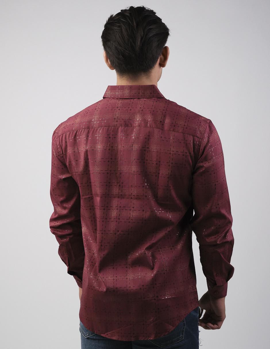 Camisa casual manga larga para hombre 2
