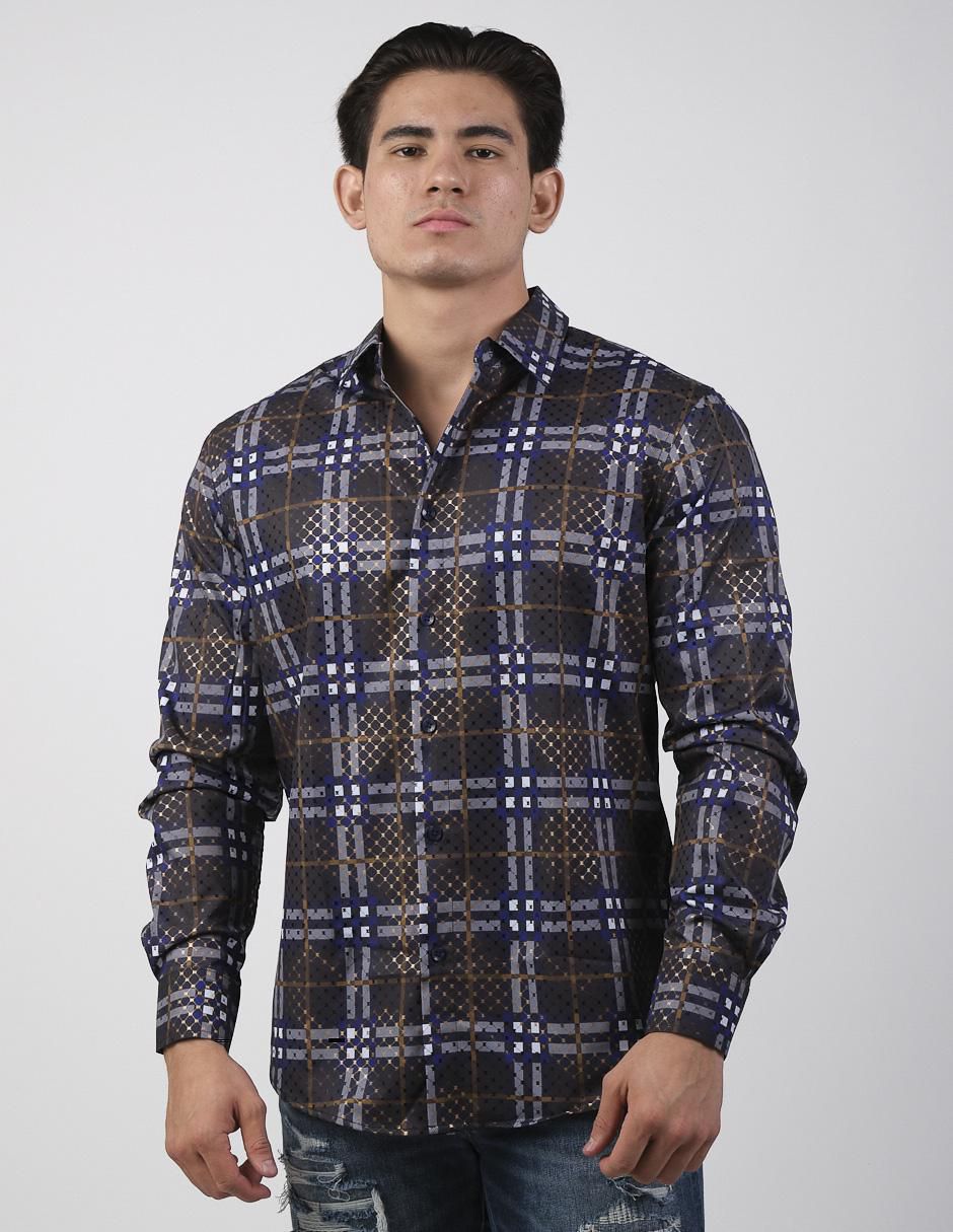 Camisa casual manga larga para hombre Camisa casual manga larga para hombre