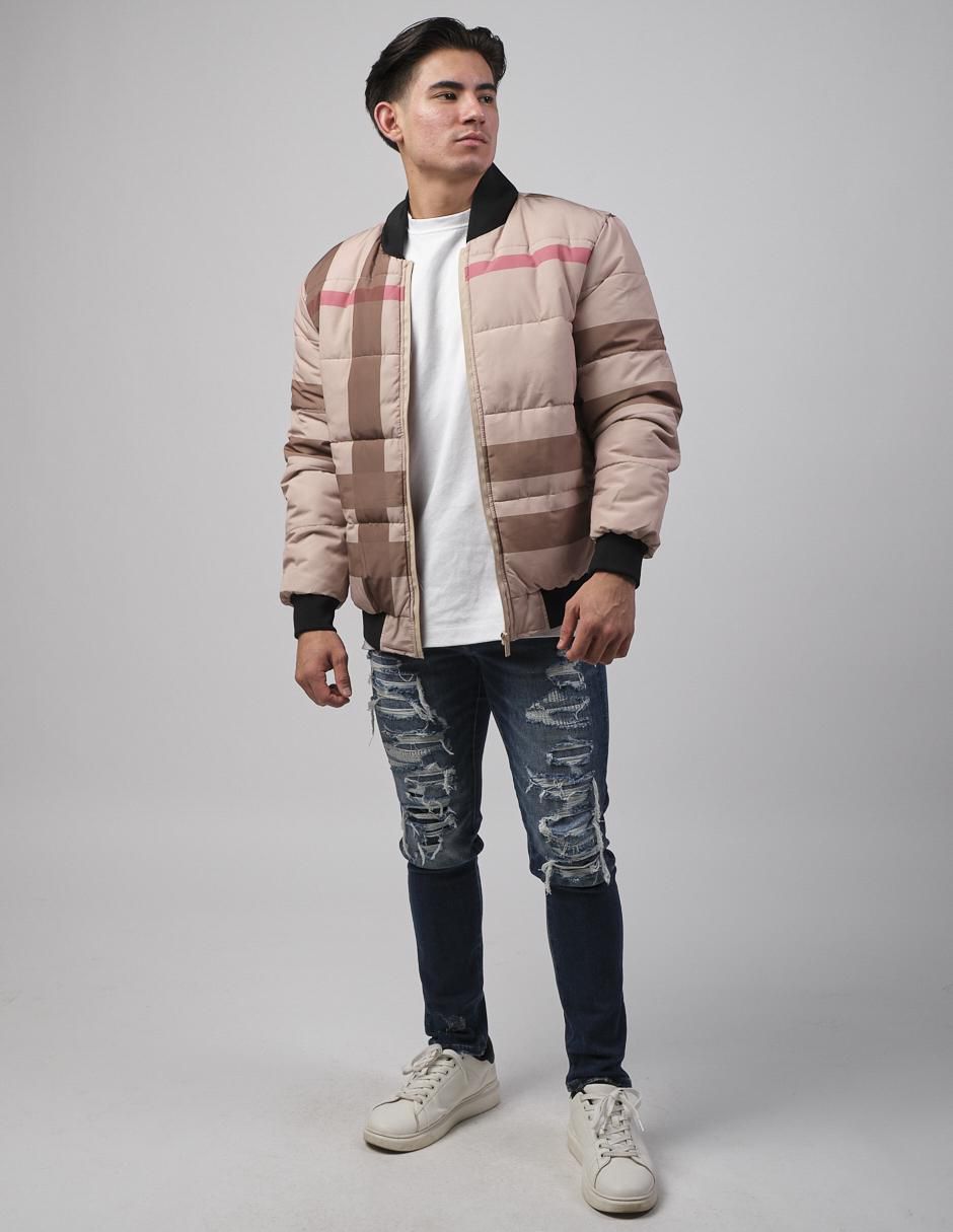 "chamarra" casual moderno no "de" poliéster sin diseño "para hombre"
