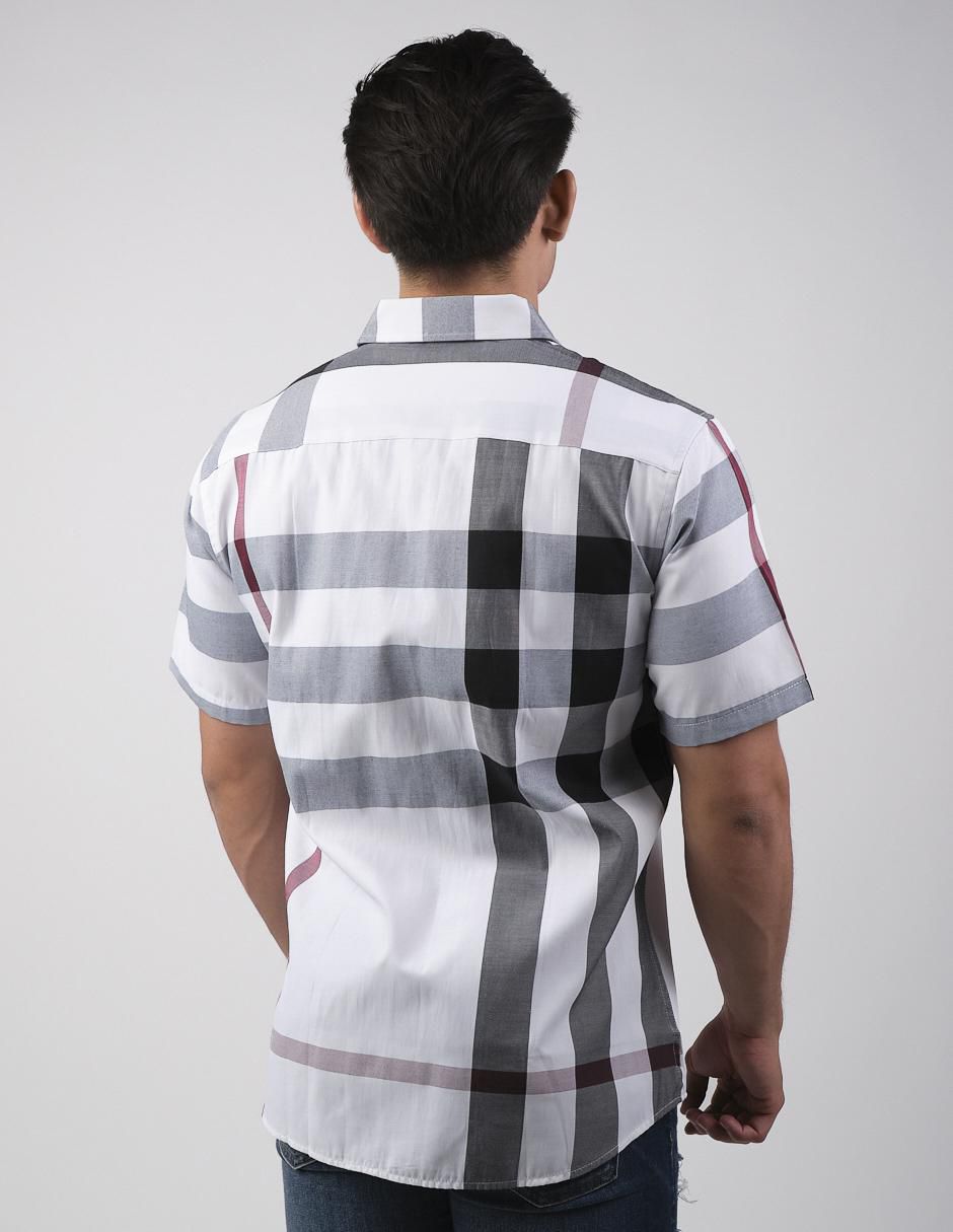Camisa casual de algodón manga corta para hombre 2