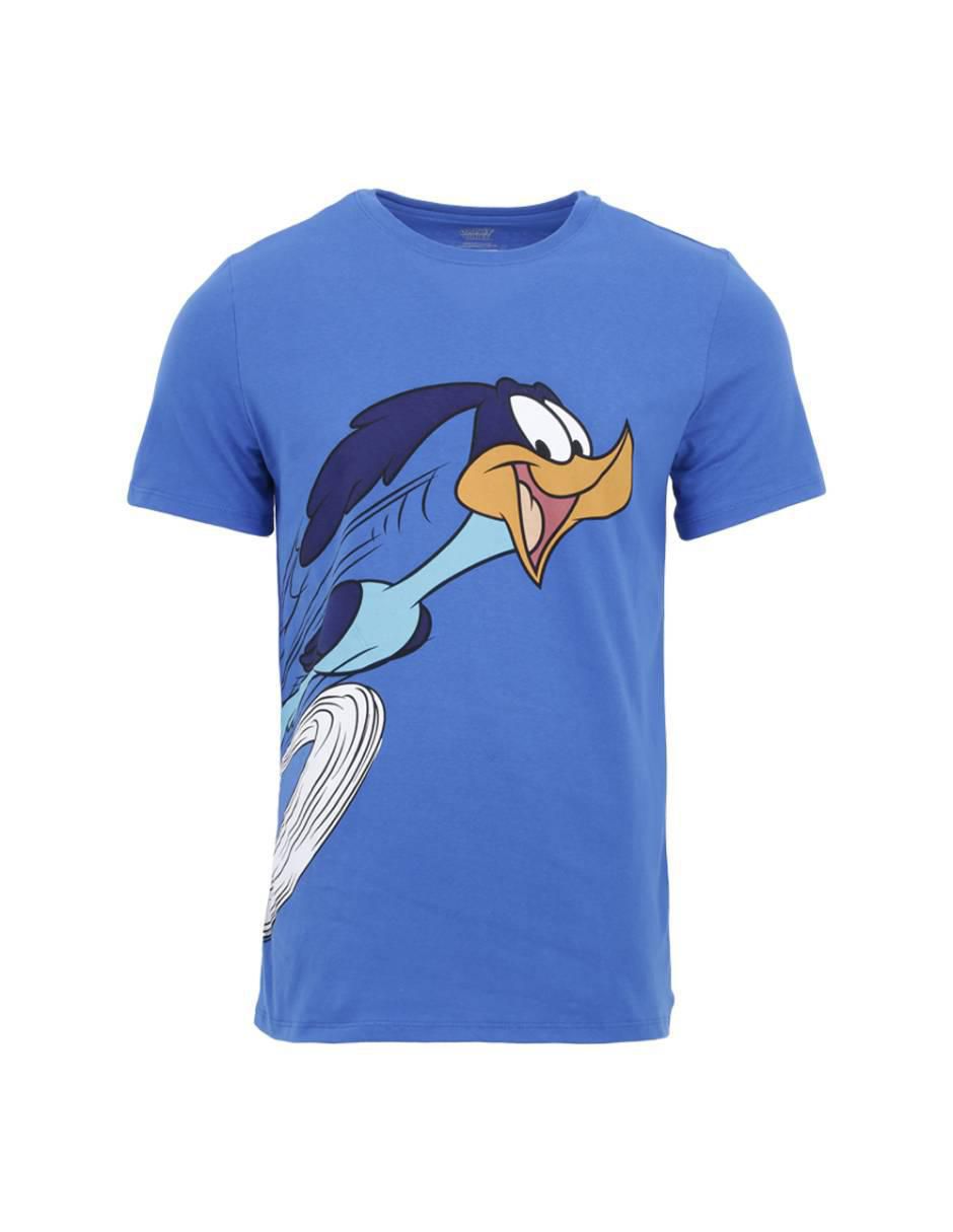 Playera Correcaminos cuello redondo para hombre