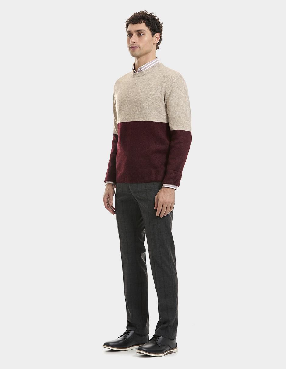 "suéter" vittorio forti "cuello" redondo "para hombre"