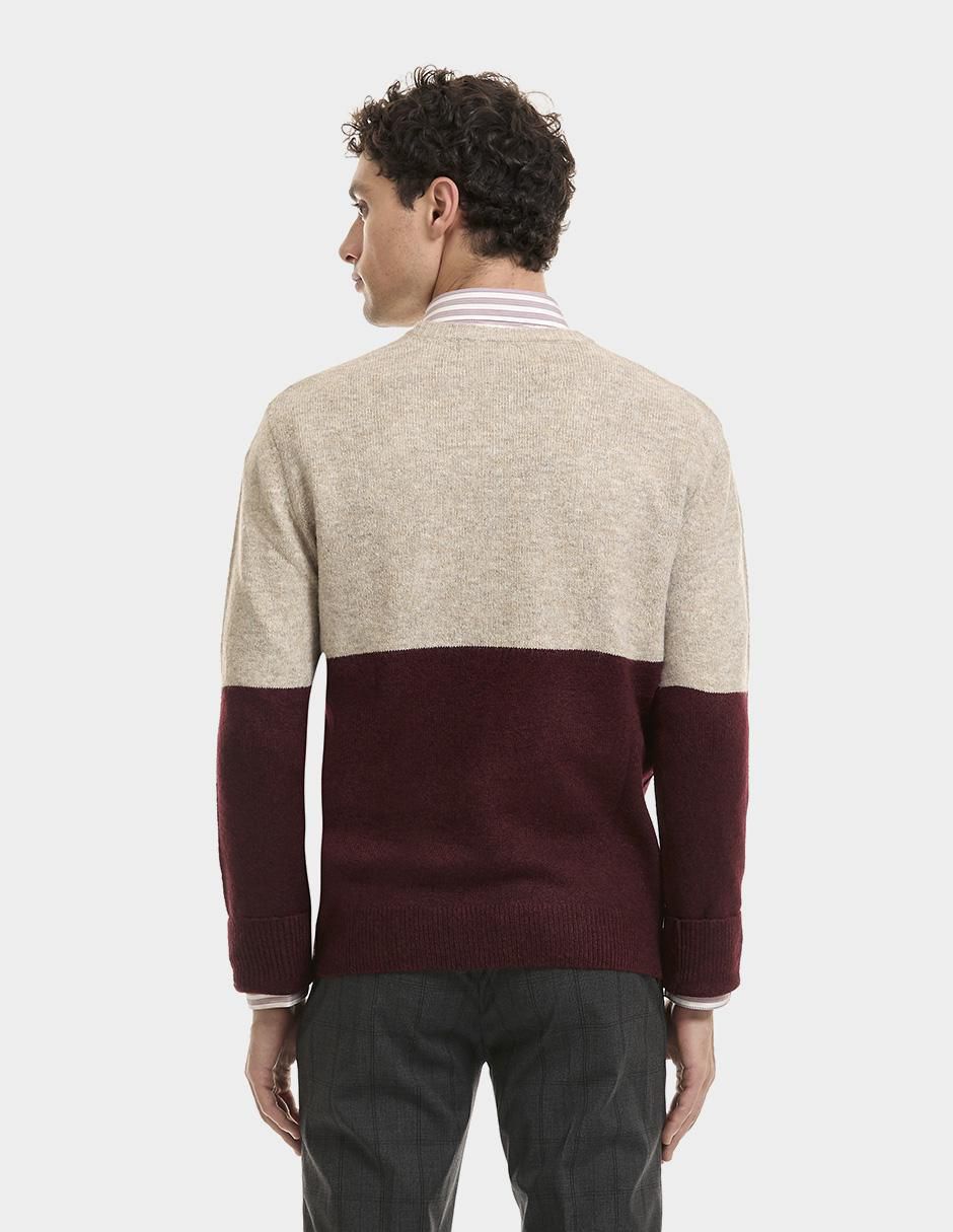 "suéter" vittorio forti "cuello" redondo "para hombre"