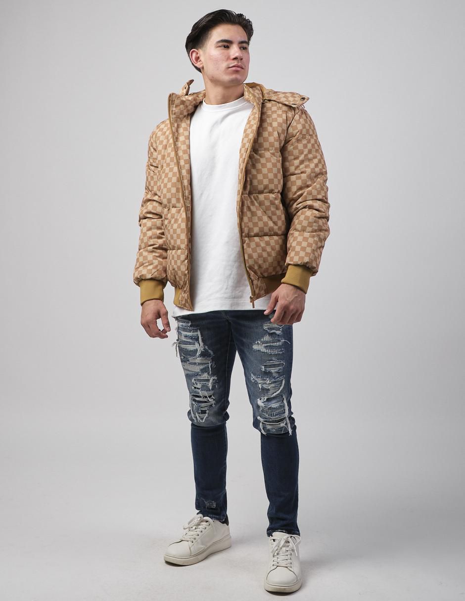Chamarra casual con capucha para hombre 3