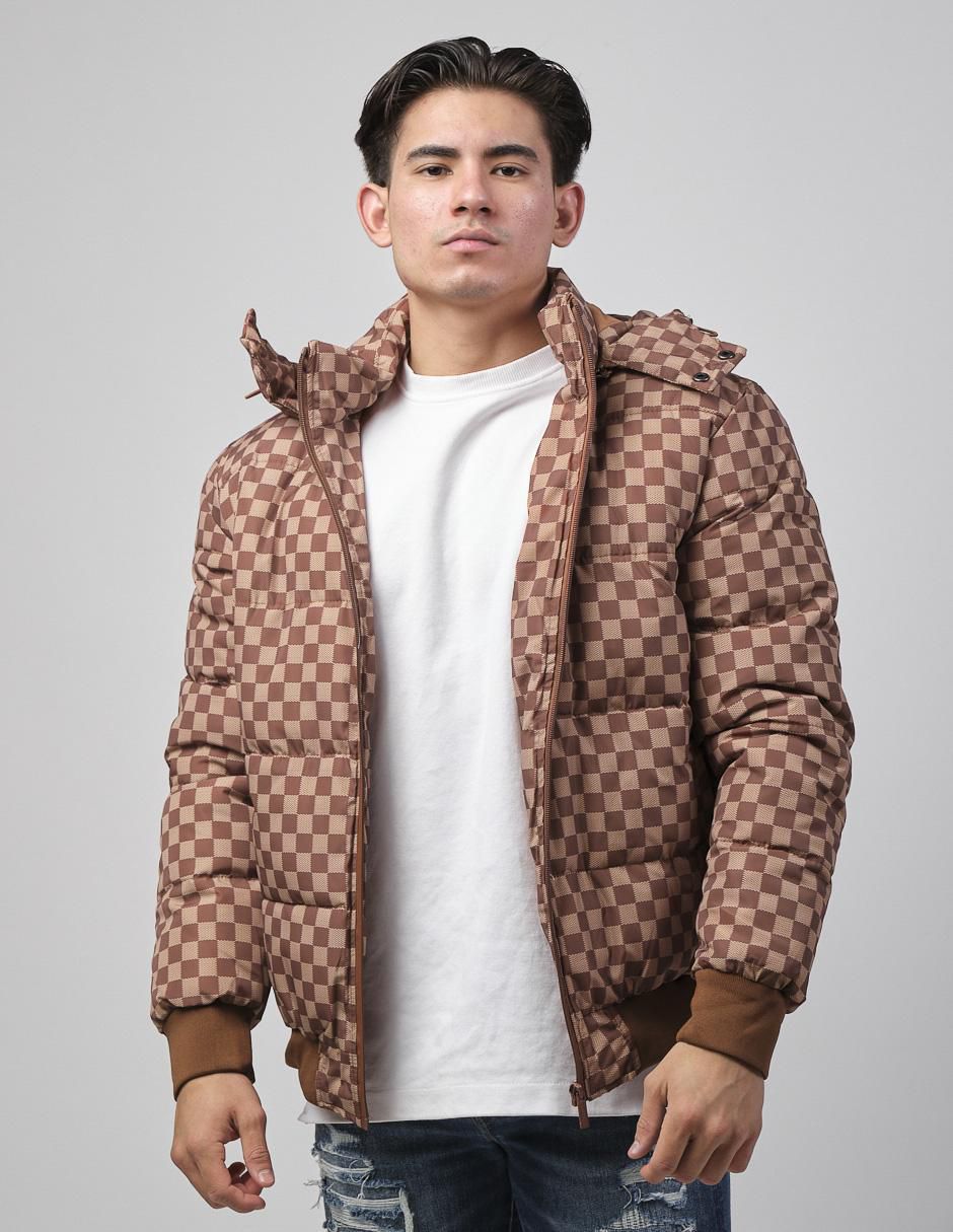 Chamarra casual con capucha para hombre