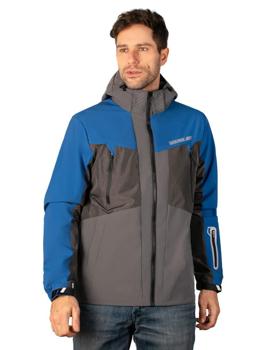 Chamarra casual repelente al agua capucha desmontable para hombre Chamarra casual repelente al agua capucha desmontable para hombre
