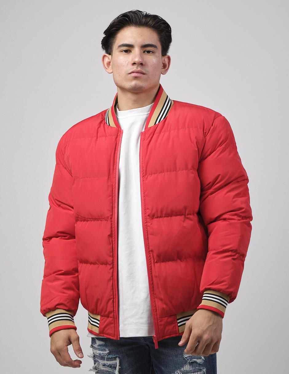 "chamarra" casual moderno no "de" poliéster sin diseño "para hombre"