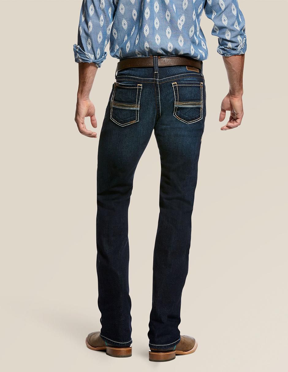 Jeans boot deslavado para hombre 2