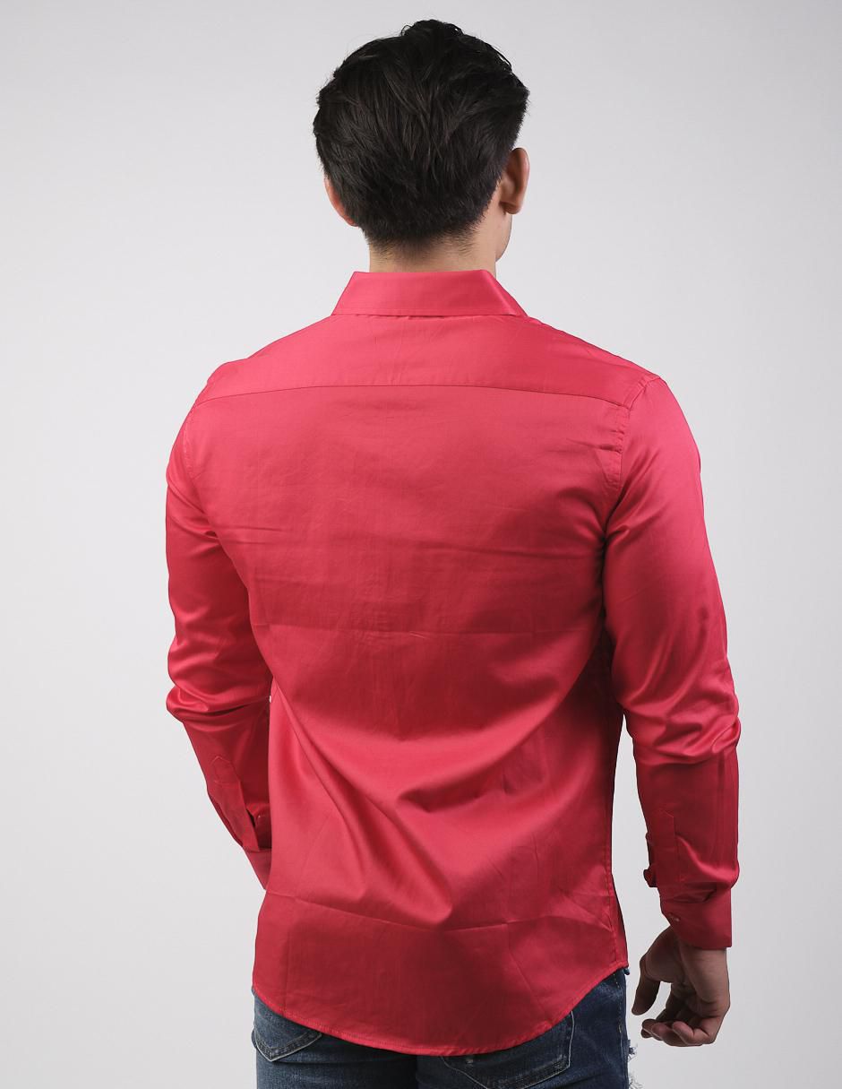Camisa casual manga larga para hombre 2