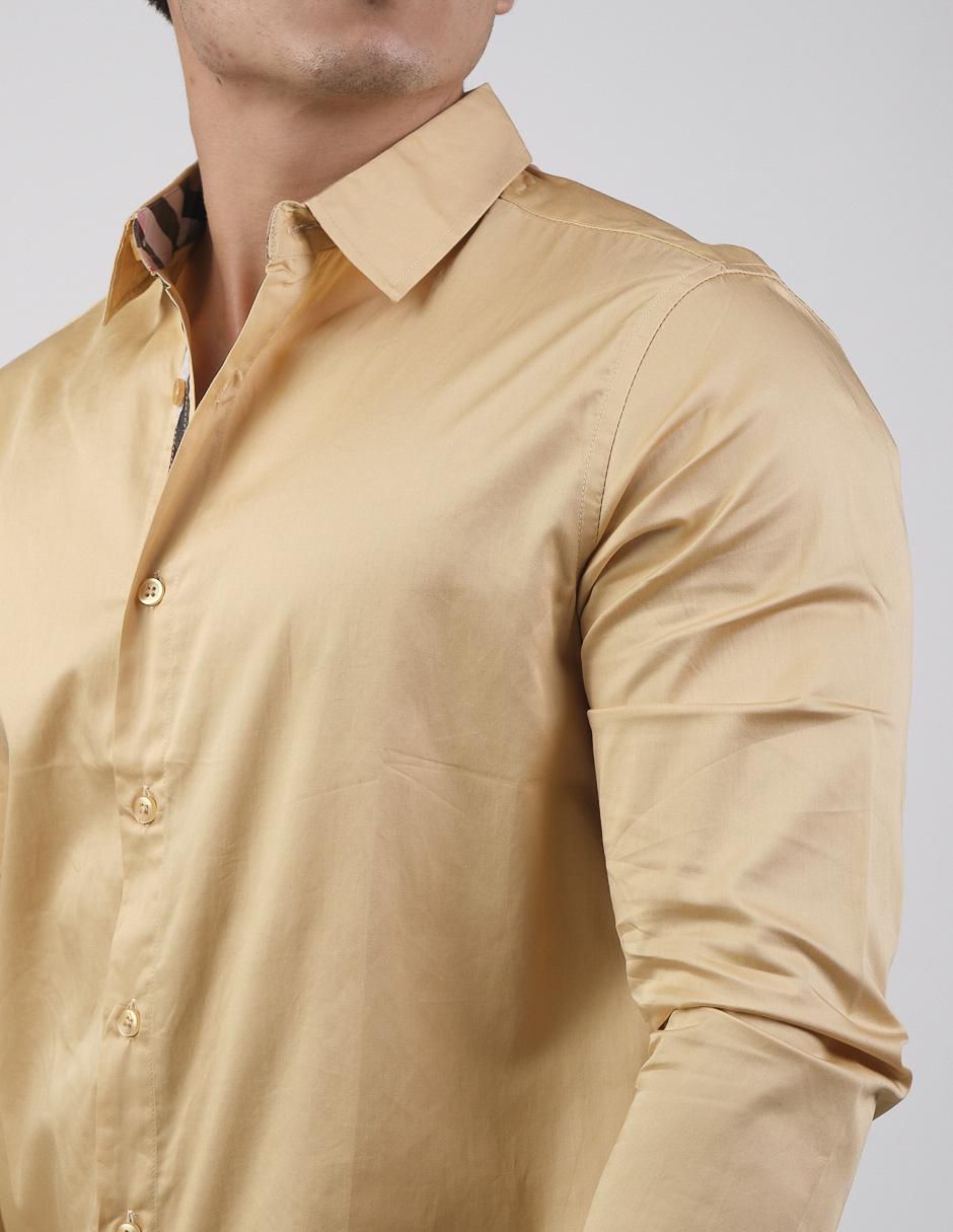 "camisa/sobrecamisa" casual pavini "de" (si aplica) poliéster y algodón "manga" larga "para hombre"