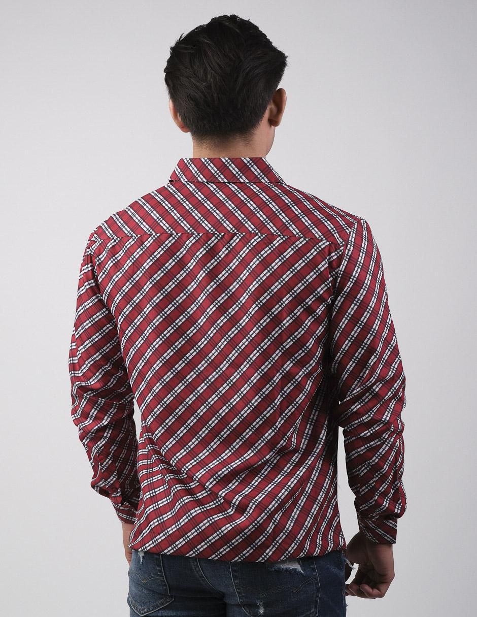Camisa casual manga larga para hombre 2