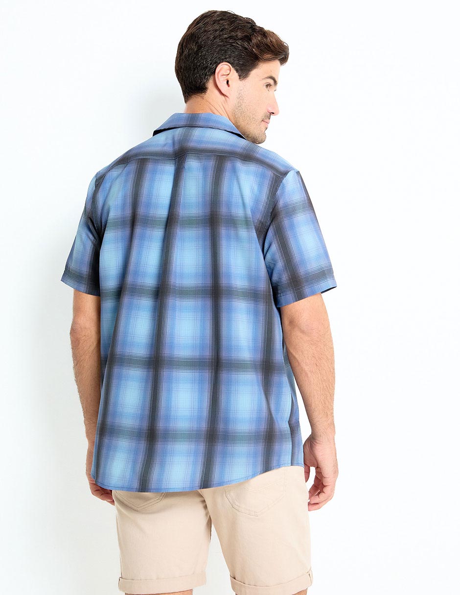 Camisa casual de algodón manga corta para hombre 2