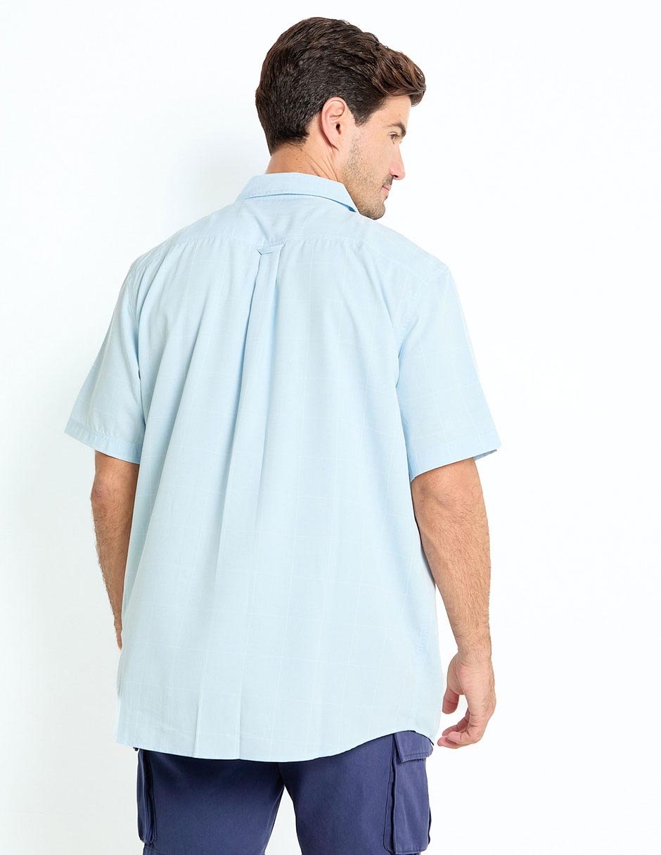Camisa casual de algodón manga corta para hombre 2