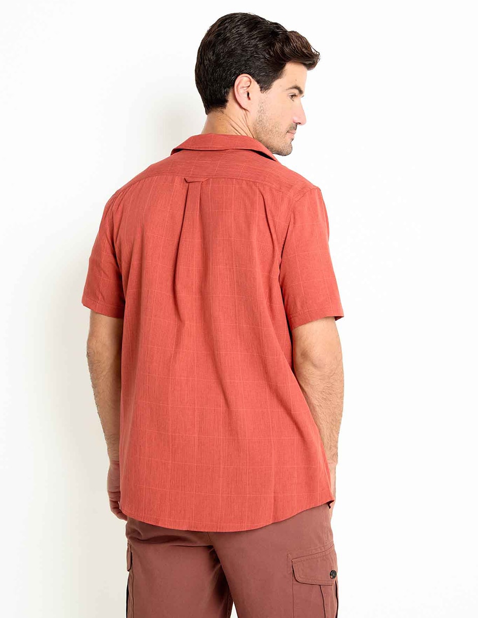 CAMISA BASS OUTDOORS MBOMW313, M, ROJO