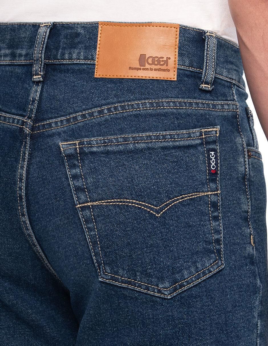 Jeans straight Power lavado obscuro para hombre 3