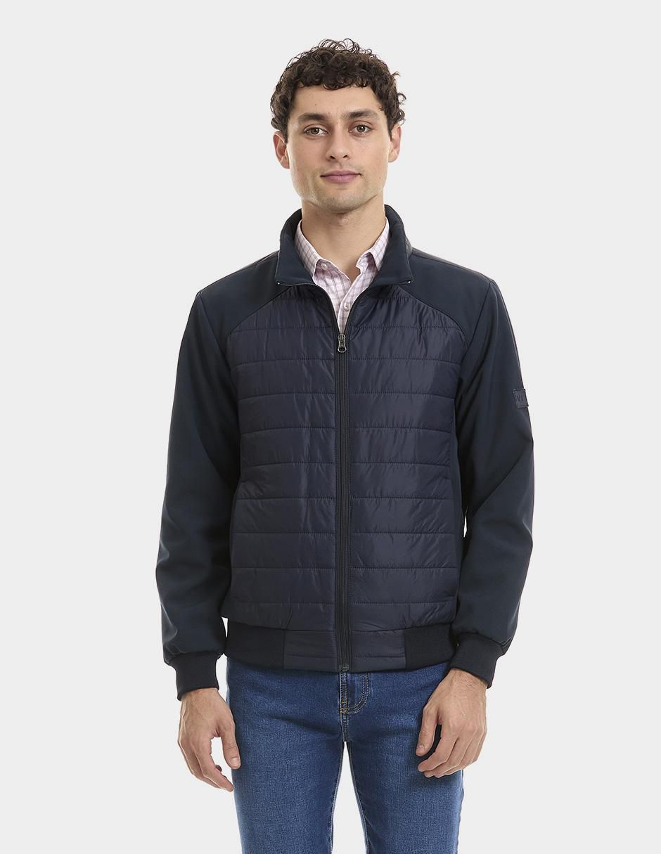 Chamarra casual capitonada para hombre Chamarra casual capitonada para hombre