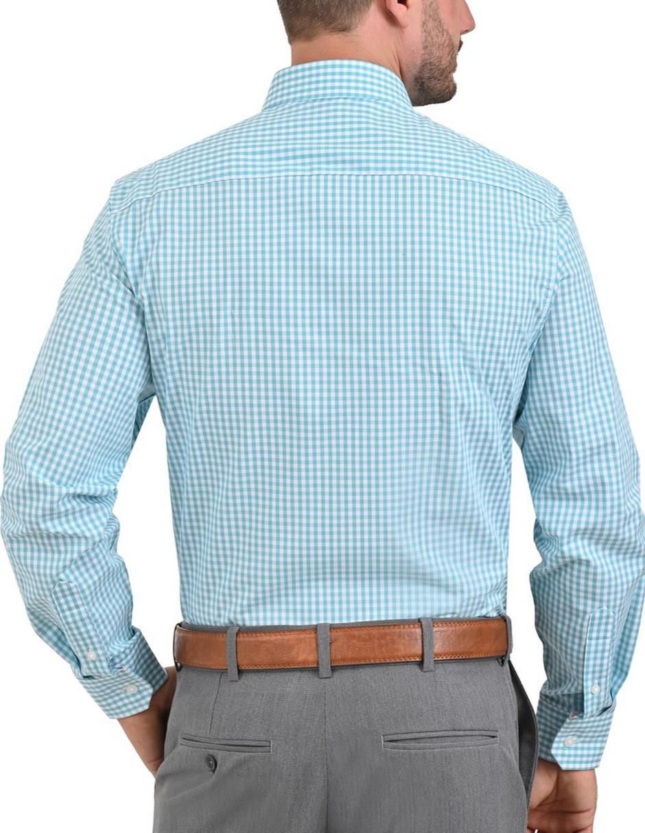 Camisa casual de algodón manga larga para hombre 2