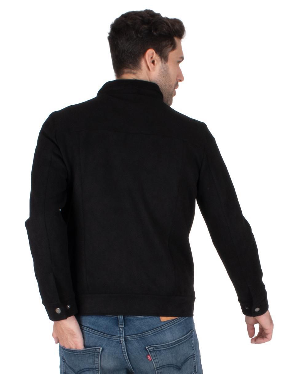 Chamarra casual con bolsillos para hombre 4