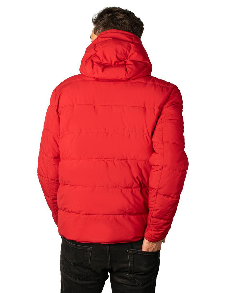Chamarra acolchada impermeable reversible para hombre 5