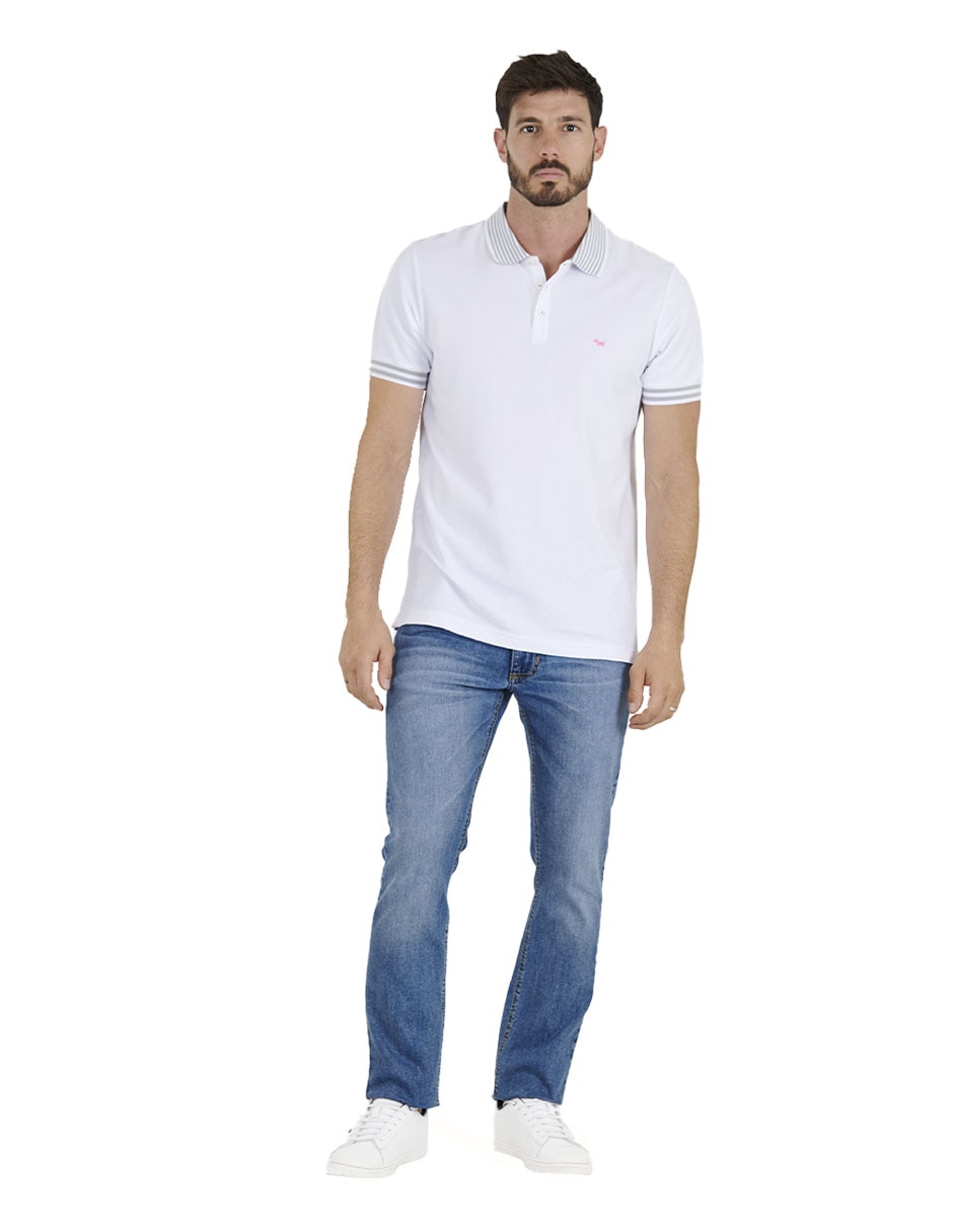 PLAYERA POLO FERRIONI M2702, G, BLANCO