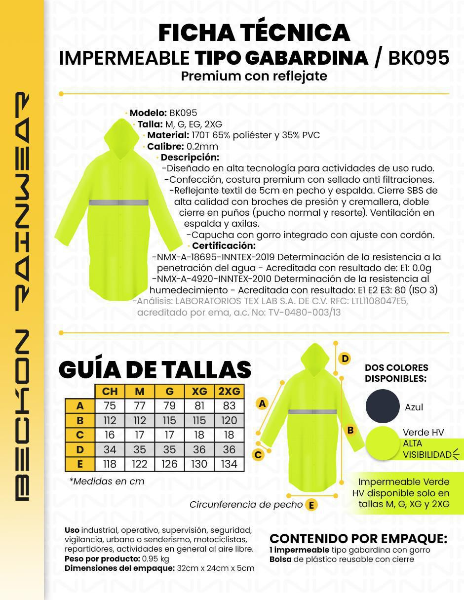 Impermeable para hombre 8