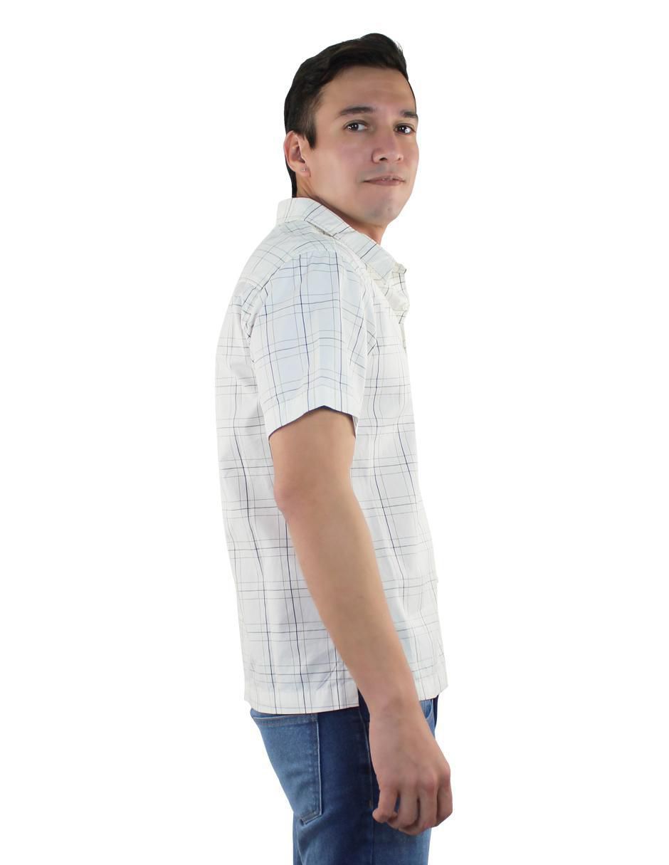 Camisa casual de algodón manga corta para hombre 3