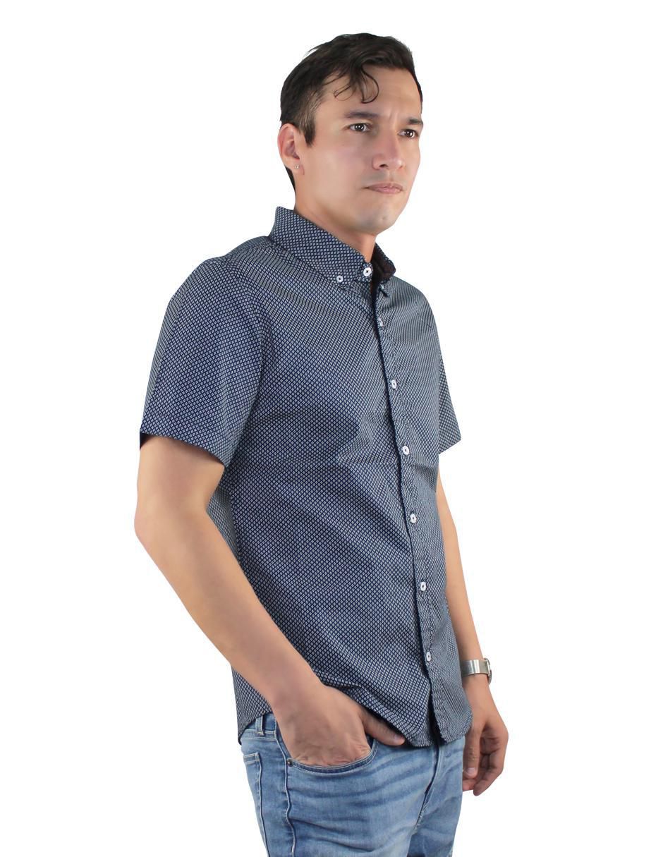 Camisa casual de algodón manga corta para hombre 2