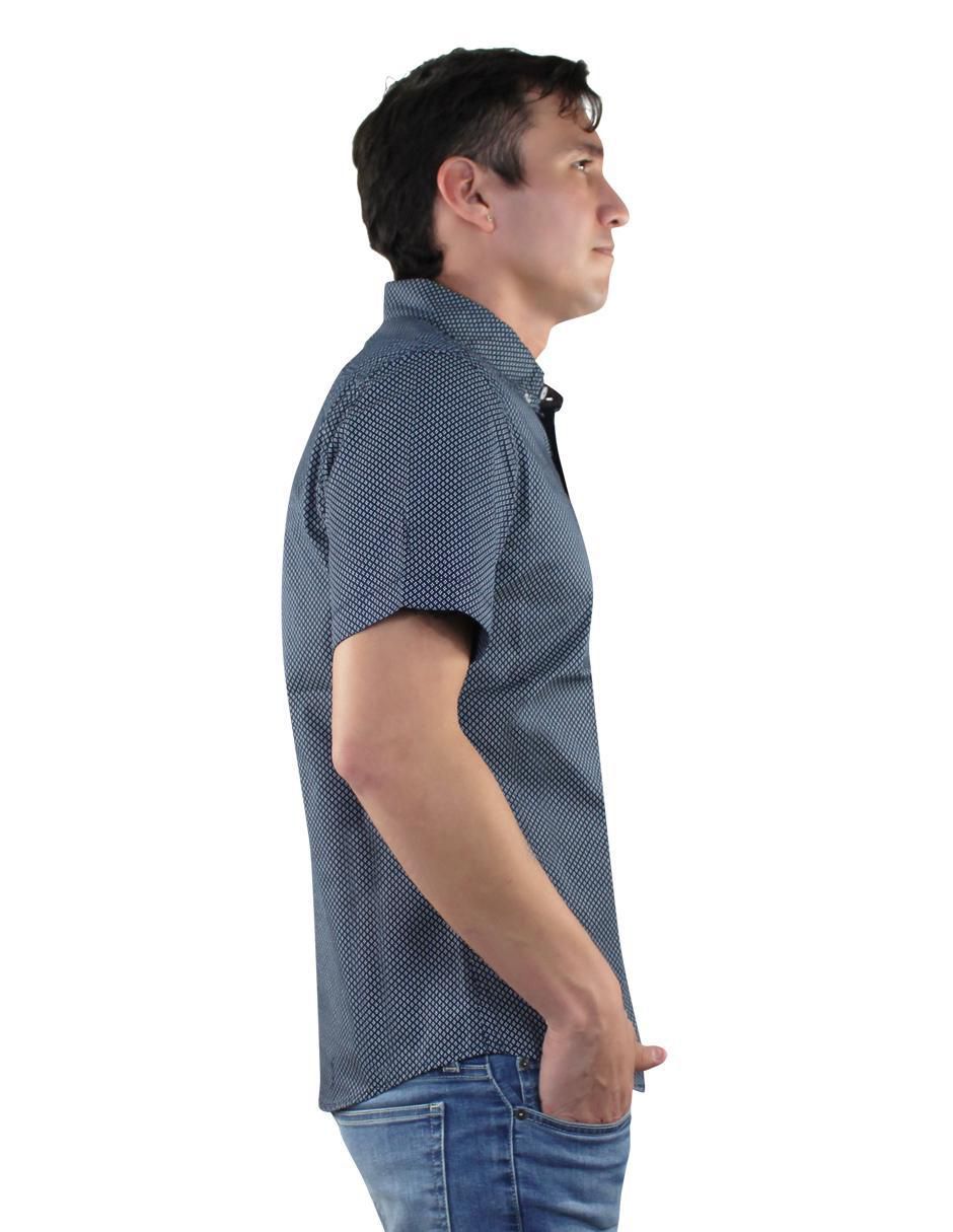 Camisa casual de algodón manga corta para hombre 3