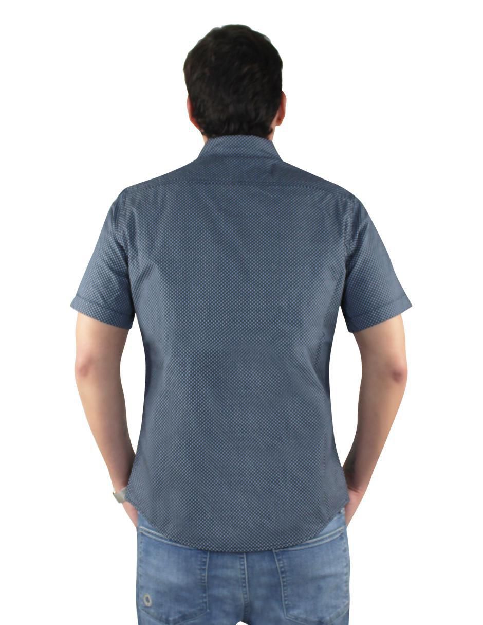 Camisa casual de algodón manga corta para hombre 4