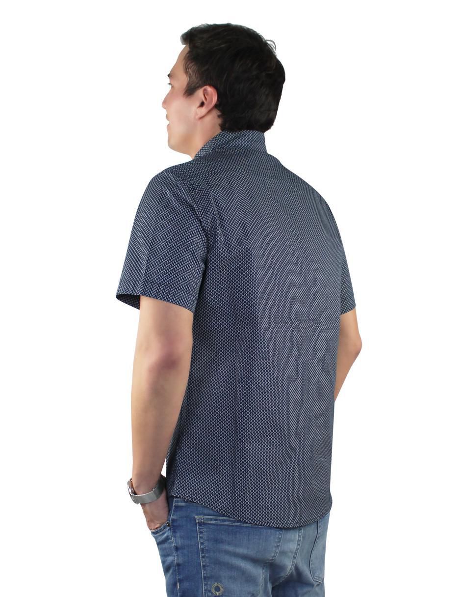 Camisa casual de algodón manga corta para hombre 5
