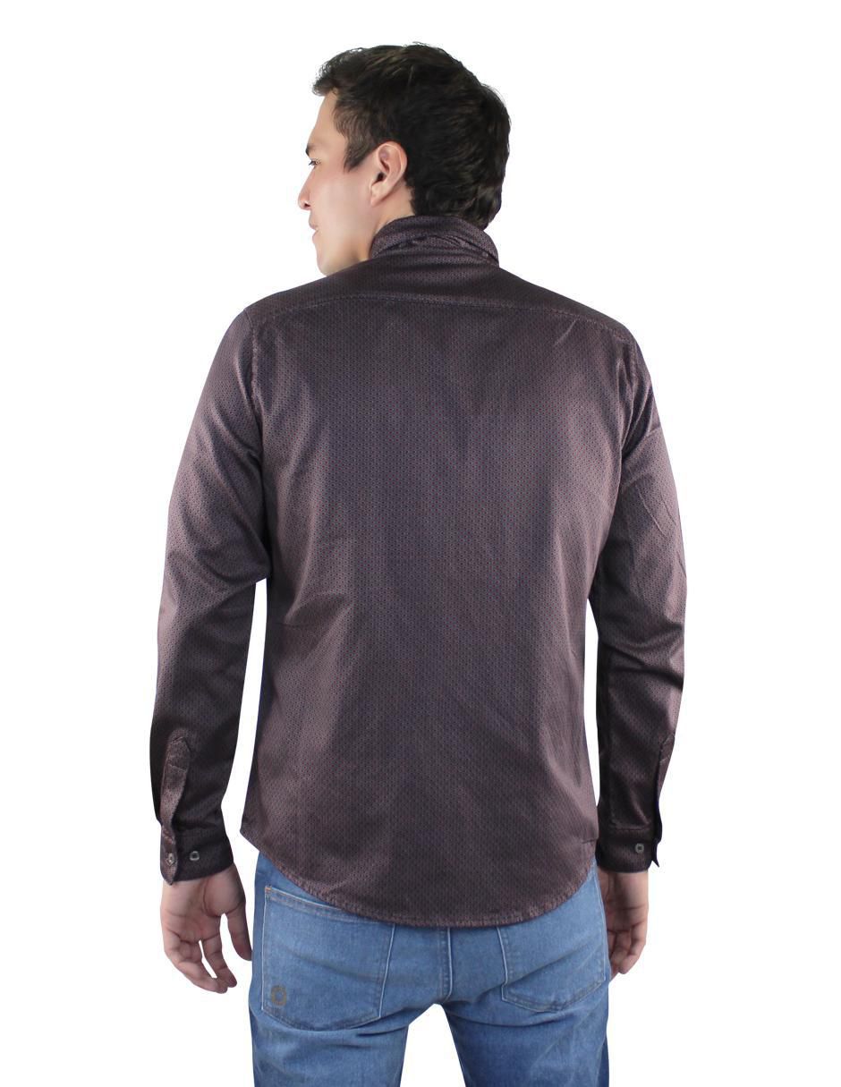 Camisa casual de algodón manga larga para hombre 4