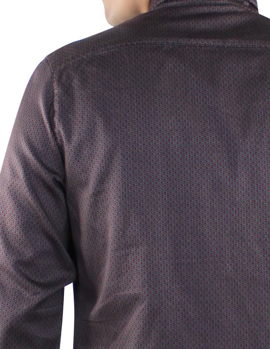Camisa casual de algodón manga larga para hombre 8