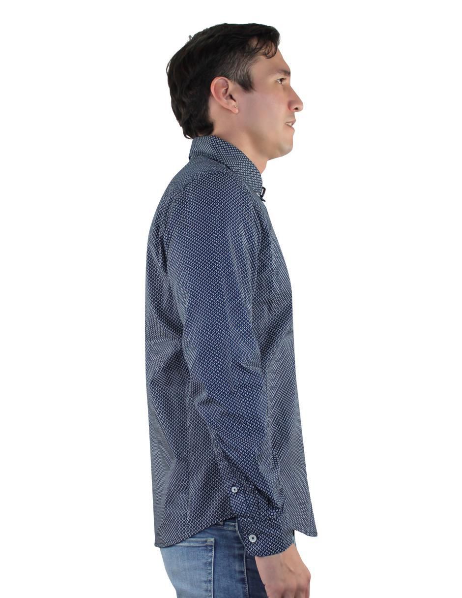 Camisa casual de algodón manga larga para hombre 3