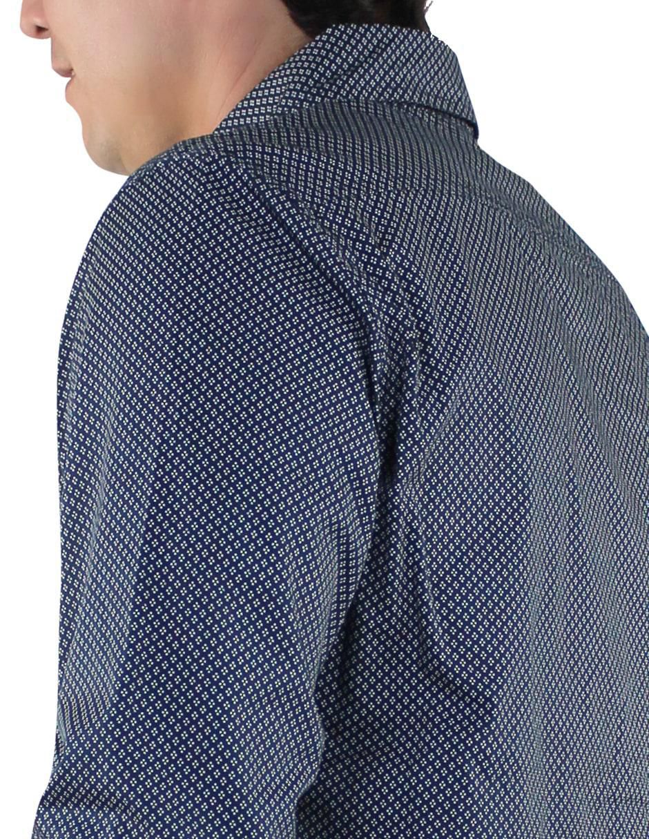 Camisa casual de algodón manga larga para hombre 7