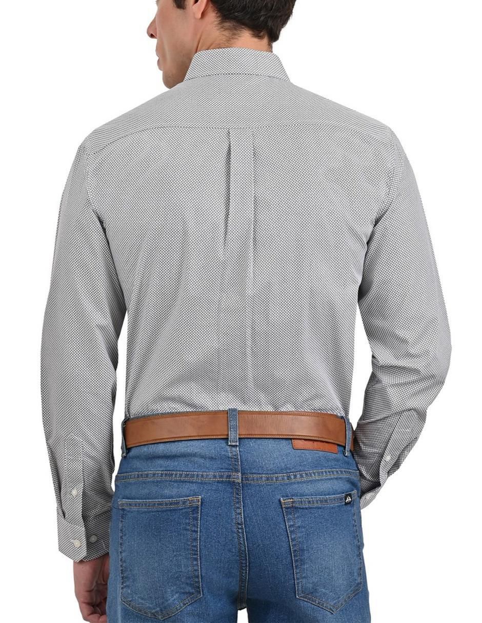 Camisa casual de algodón manga larga para hombre 2