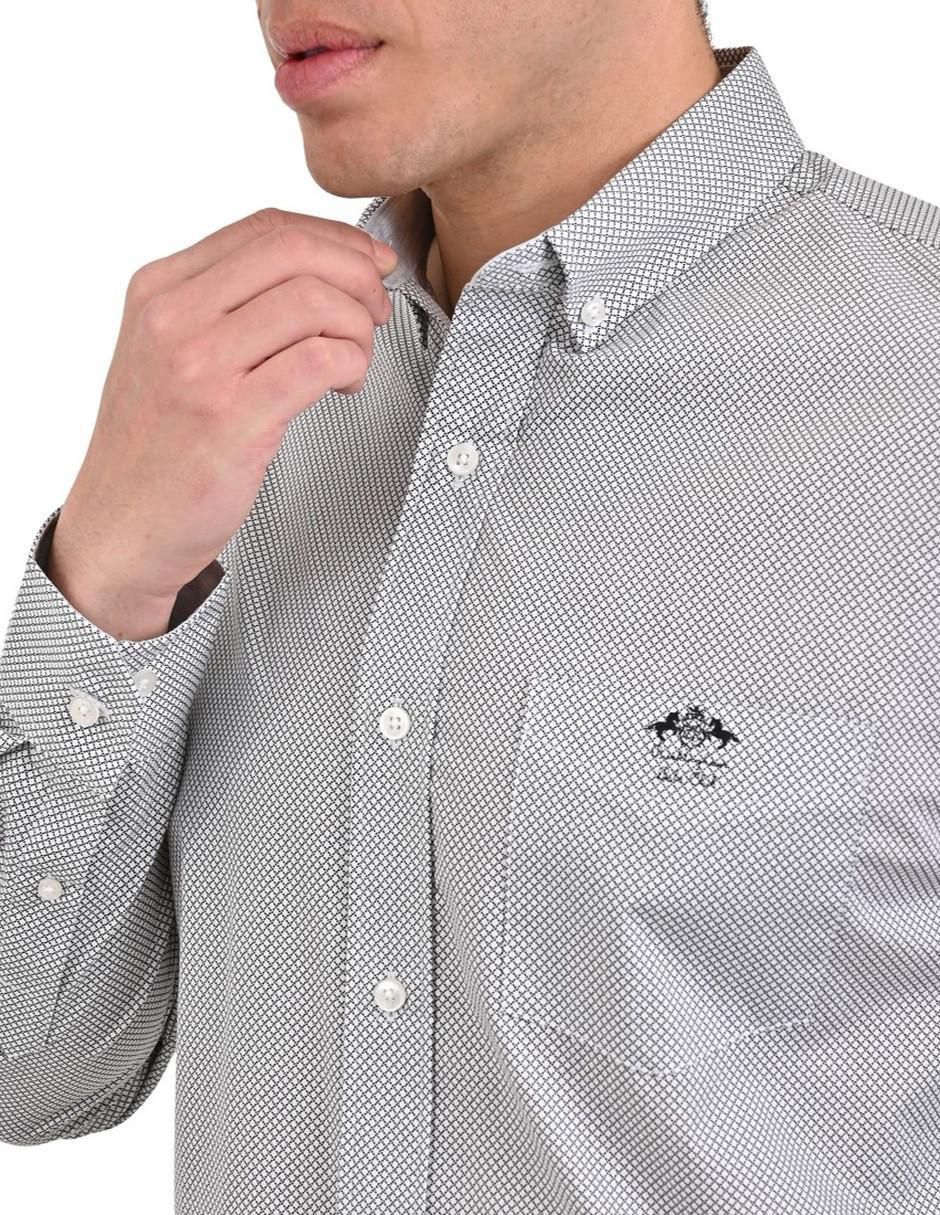 Camisa casual de algodón manga larga para hombre 4