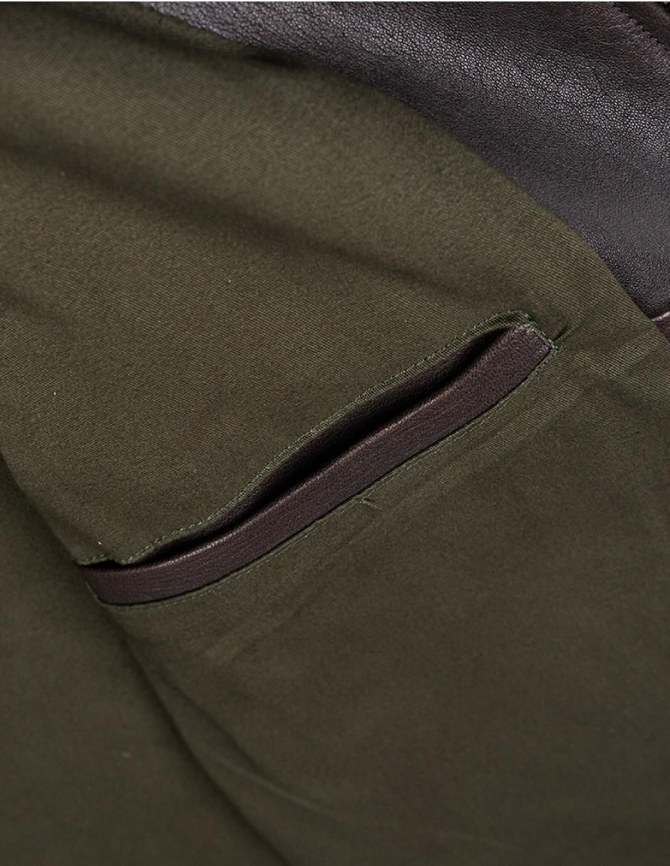 Chamarra casual de piel para hombre 6