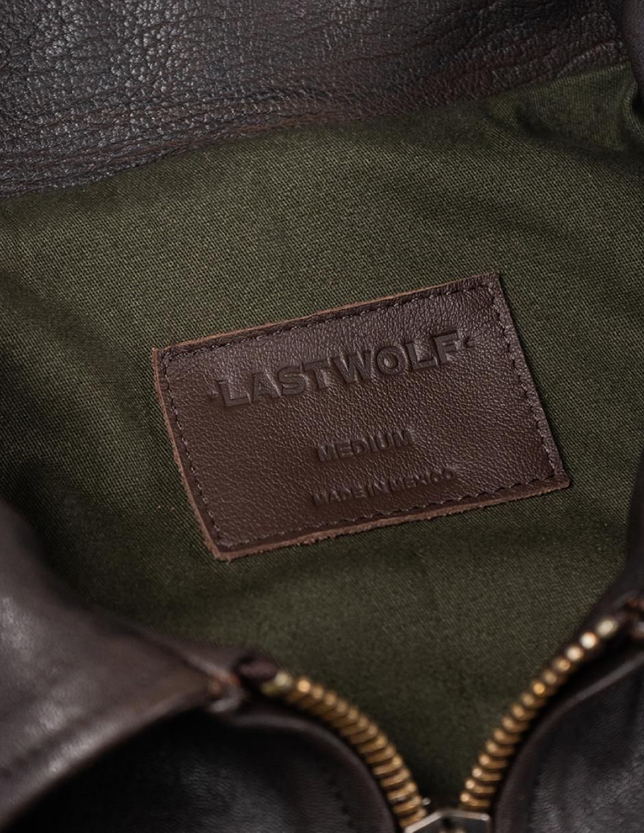 Chamarra casual de piel para hombre 7
