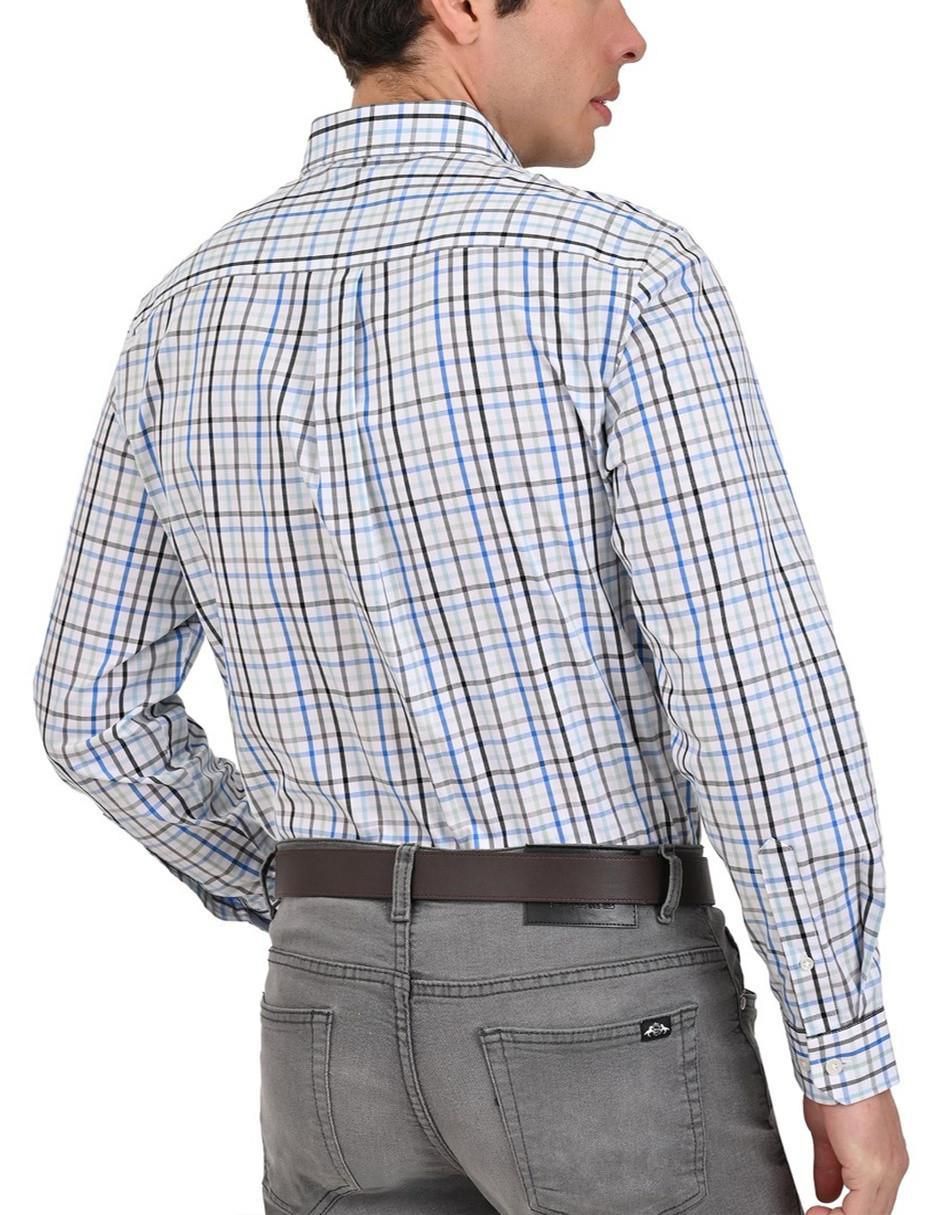 Camisa casual de algodón manga larga para hombre 2