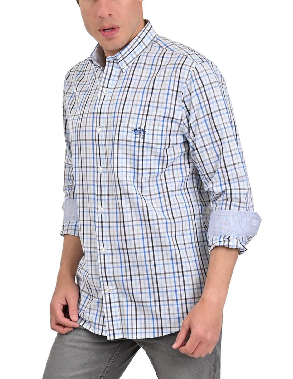 Camisa casual de algodón manga larga para hombre 3