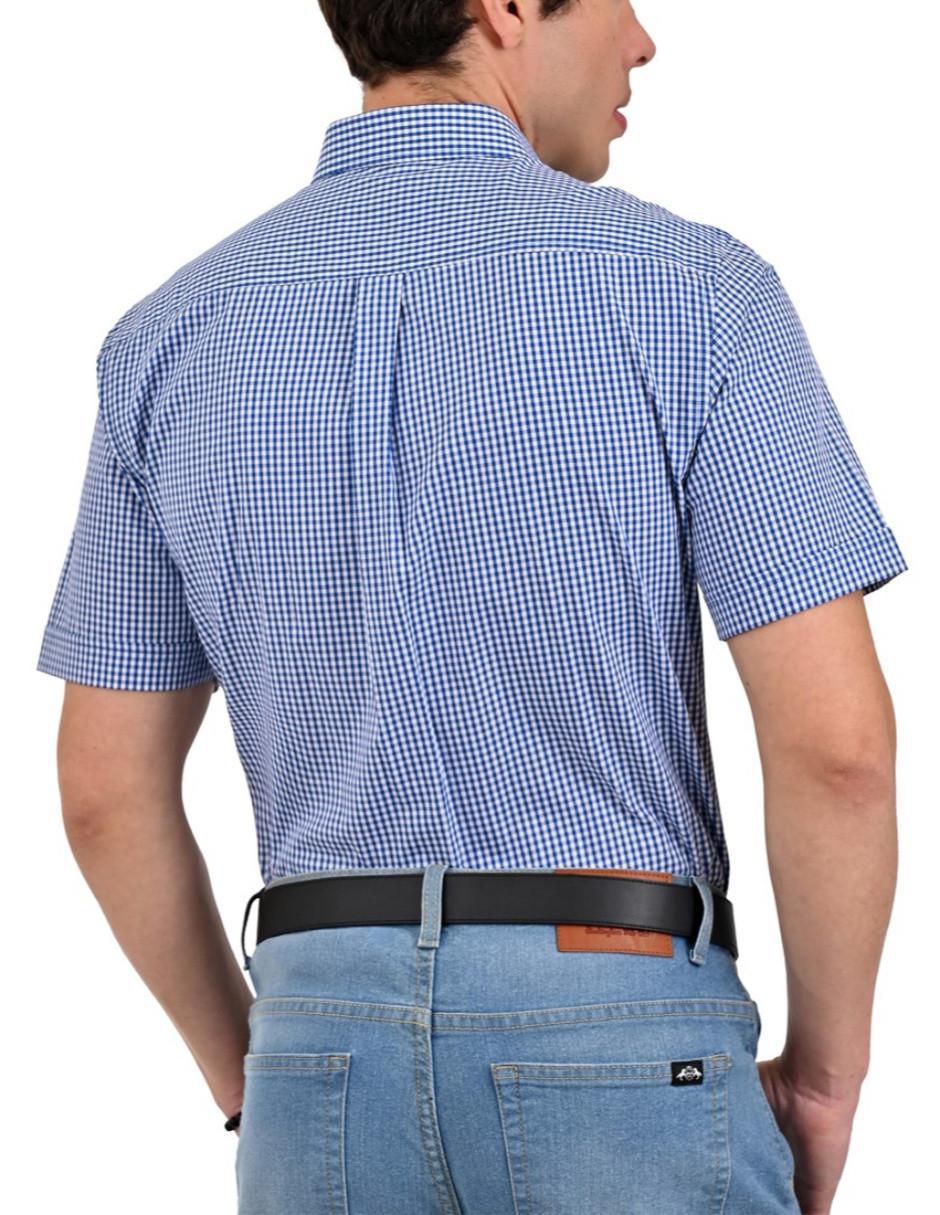 Camisa casual de algodón manga corta para hombre 2
