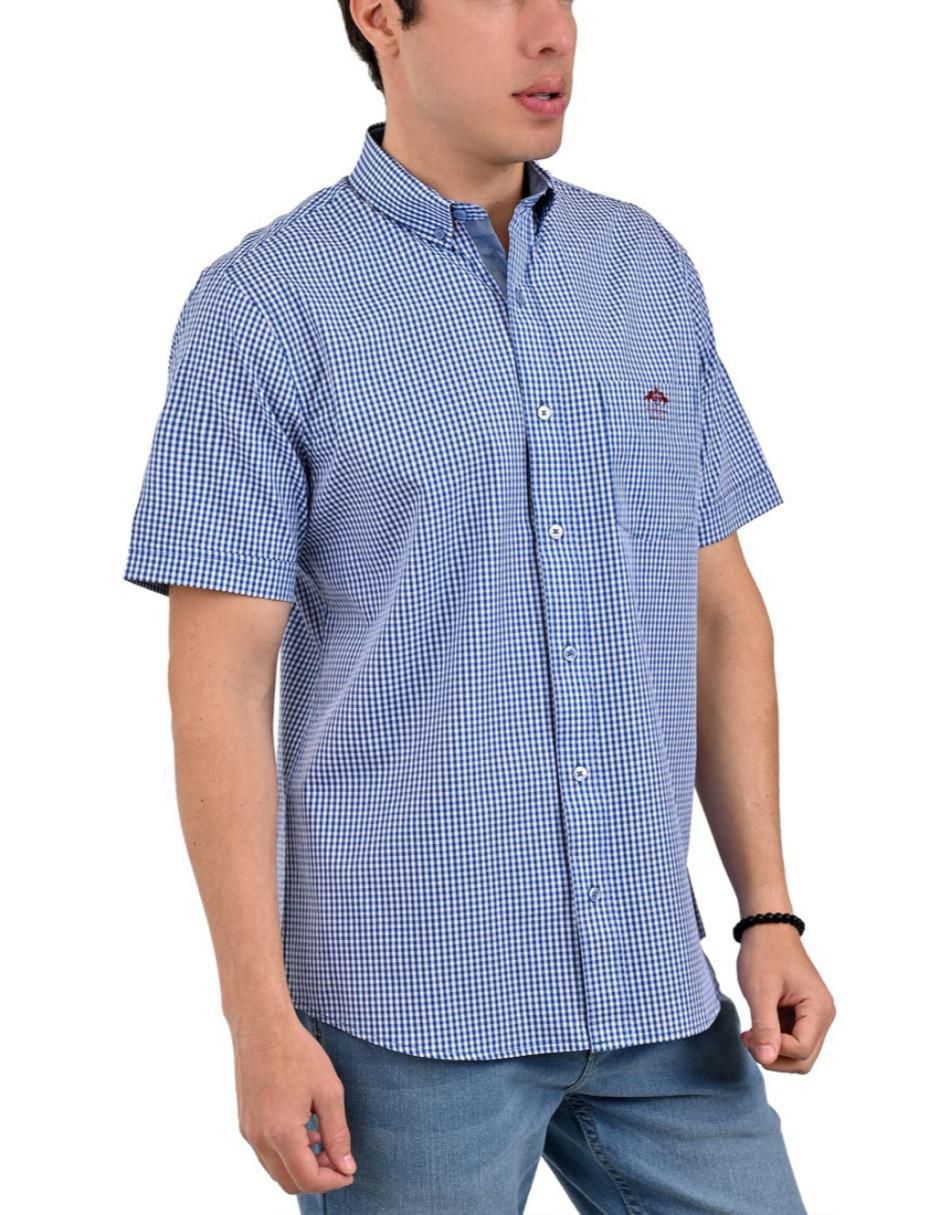 Camisa casual de algodón manga corta para hombre 3
